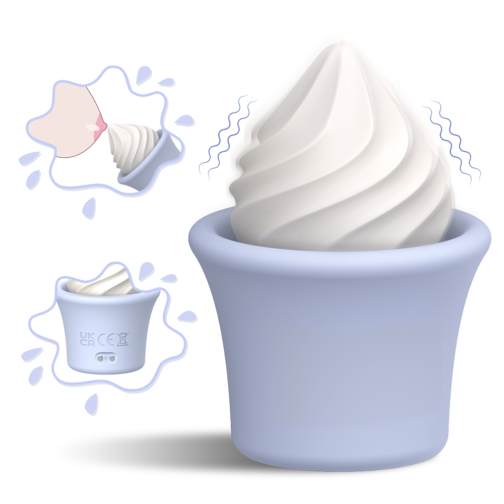 VELUXXA - Mini Ice Cream-Shaped Design vibrator