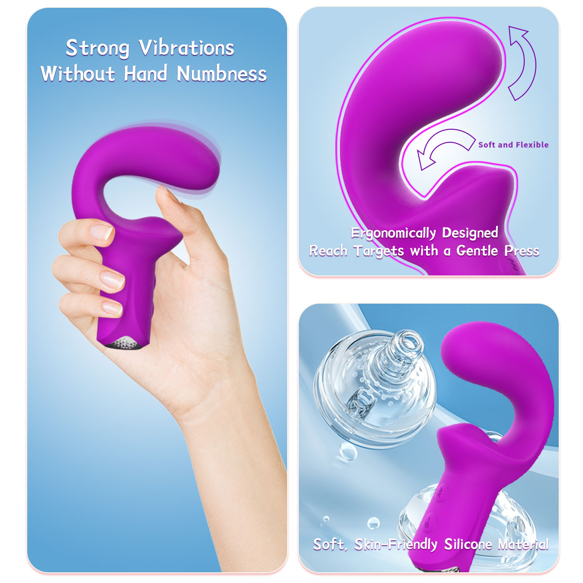 Veluxxa Premium Silicone Vibrator - Adult Intimate Wellness