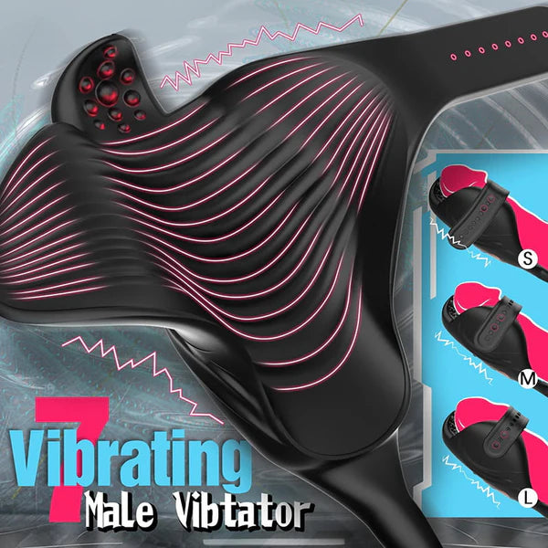 VELUXXA - Thrusting & Vibrating Glans Trainer for Intense Penis and Anal Stimulation