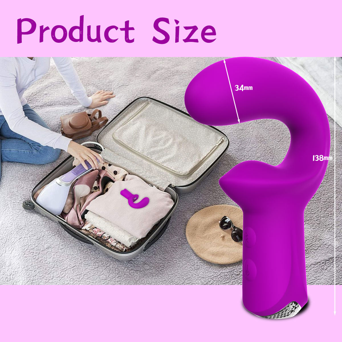 Veluxxa Premium Silicone Vibrator - Adult Intimate Wellness