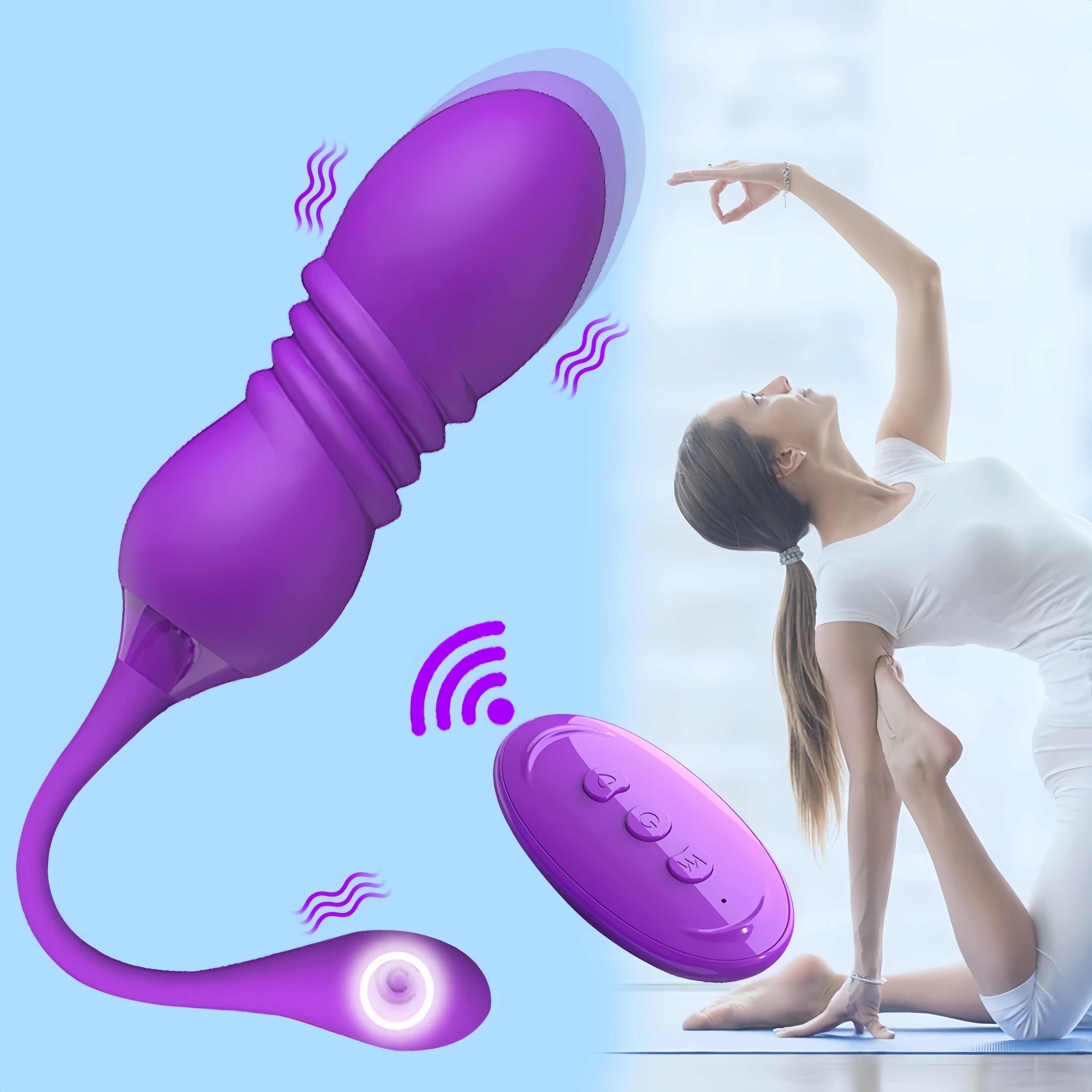 VELUXXA - Pneumatic Pulse Push-In Vibrator