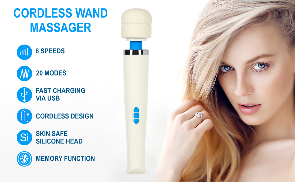 VELUXXA - The Magic Wand Plus - AV Wand - Massager-Clitoral stimulation