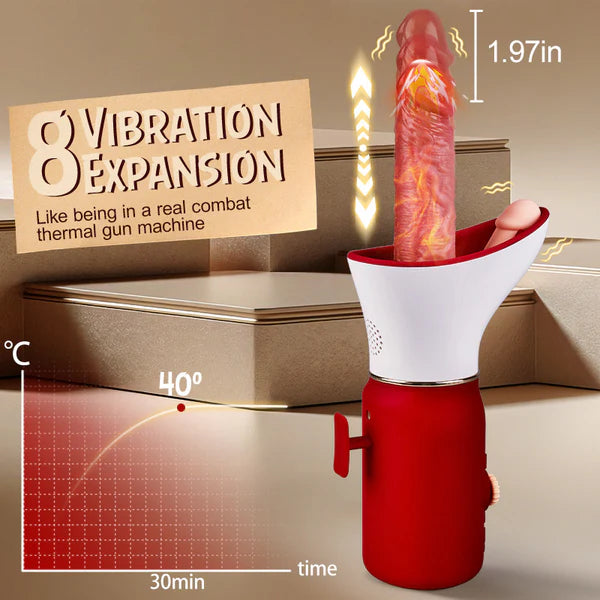 VELUXXA - Multifunctional 6-in-1 Penis Gun Machine, Exquisite Gift Box Packaging