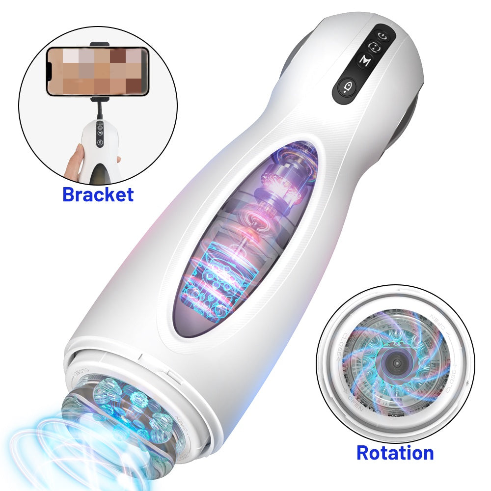 Veluxxa Electric Auto Rotating Male Masturbator Cup - Premium Adult Toy