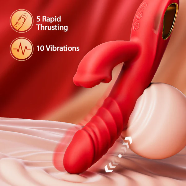 VELUXXA - Thrusting Sucking Vibrator