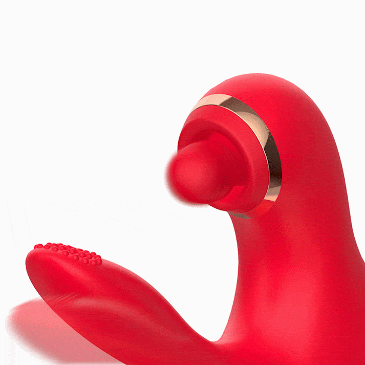 VELUXXA – Vibrador 4 en 1 con estimulación, vibración y golpeteo del clítoris (ES)