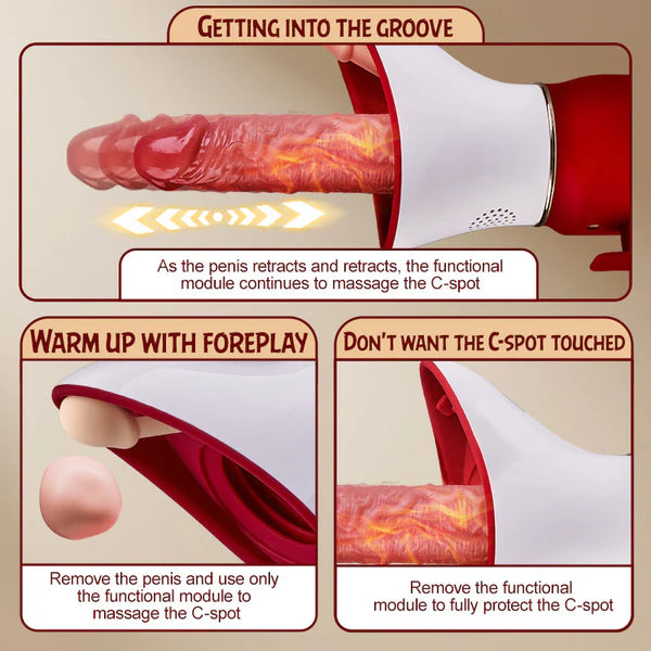 VELUXXA - Multifunctional 6-in-1 Penis Gun Machine, Exquisite Gift Box Packaging