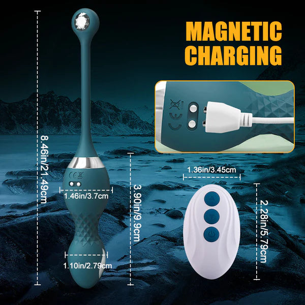 VELUXXA - Rotating Clitoral Vibrator & Prostate Massager for Couple