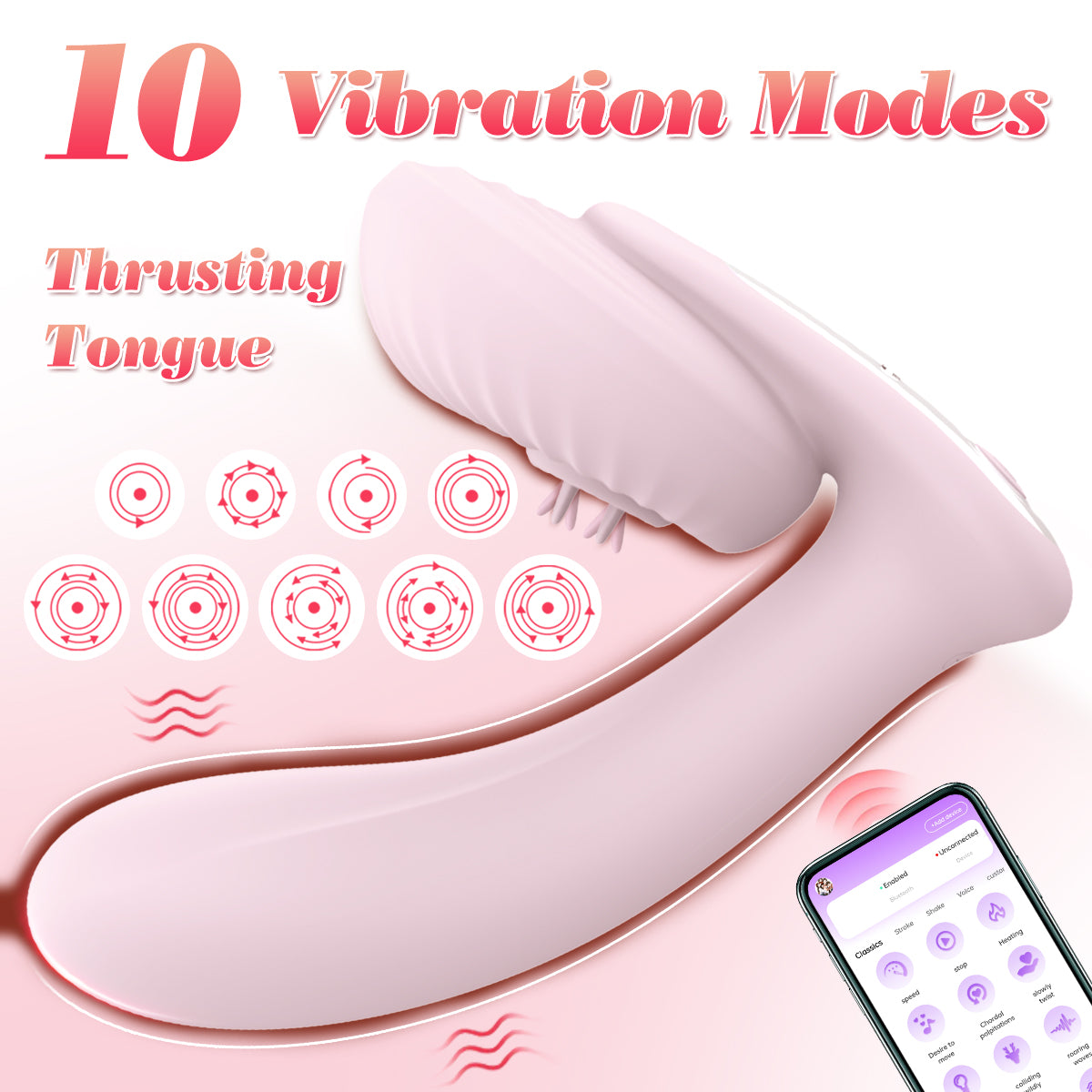 VELUXXA - Dual Function Vibrator with Tongue