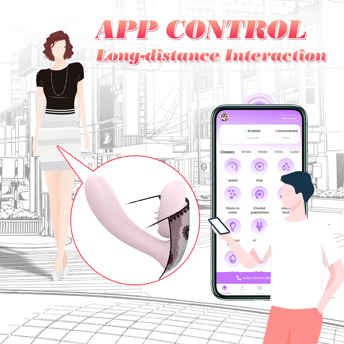 VELUXXA - Dual Function Vibrator with Tongue