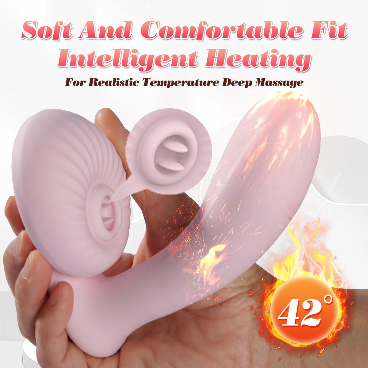 VELUXXA - Dual Function Vibrator with Tongue