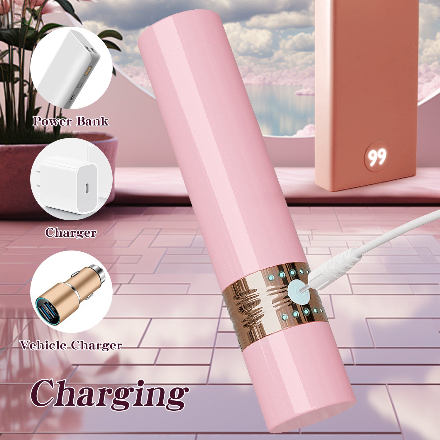 VELUXXA Premium Wireless App-Controlled Personal Wellness Device - Rechargeable & Waterproo