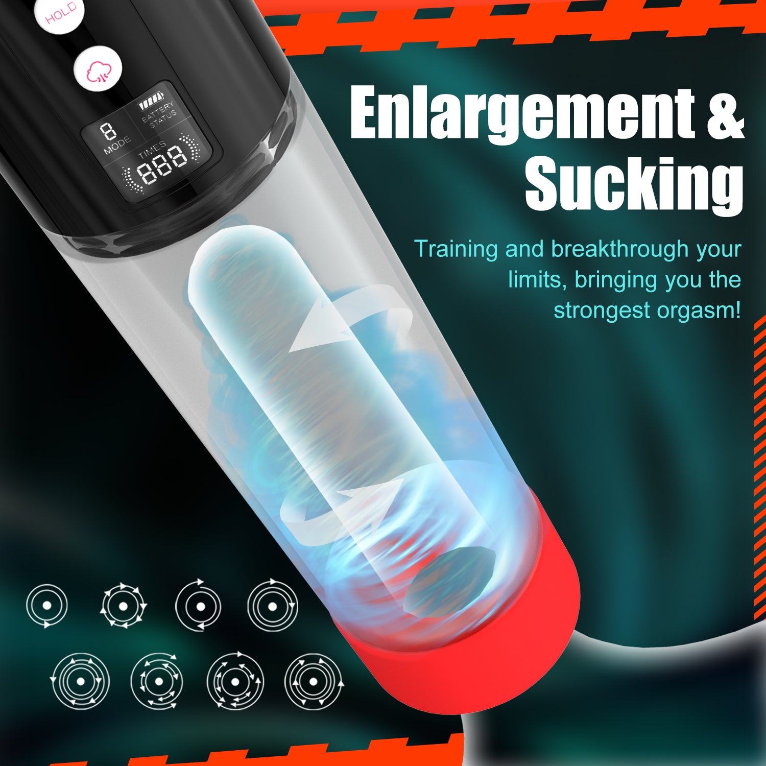 VELUXXA Smart Display Elektrisches Vakuum-Empfindlichkeitstrainingsgerät