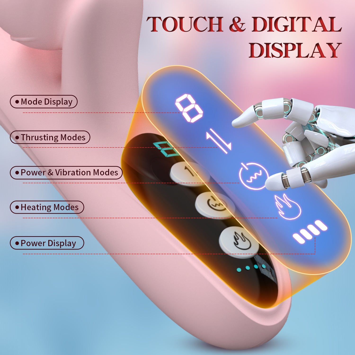 VELUXXA Rose 5-in-1 Intimate Device - Licking, Thrusting, Vibrating & Heating