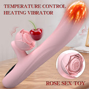 VELUXXA Rose 5-in-1 Intimate Device - Licking, Thrusting, Vibrating & Heating