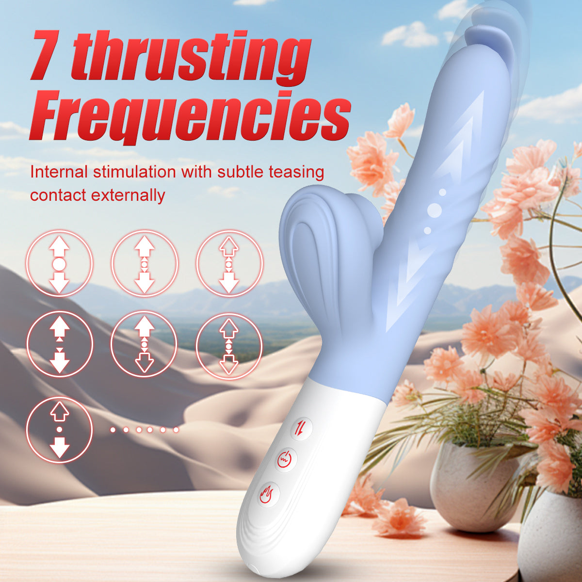 VELUXXA - 7 frequencies dual stimulation