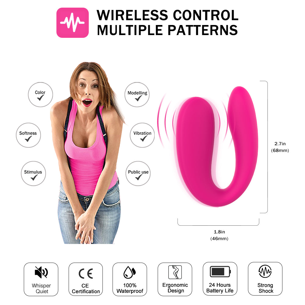 Wearable Couples Vibrator for Women with Clitoral Stimulation